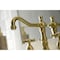 Kingston Brass KS1977NX Widespread Bathroom Faucet with Brass Pop-Up, Brushed Brass KS1977NX - alternate 6